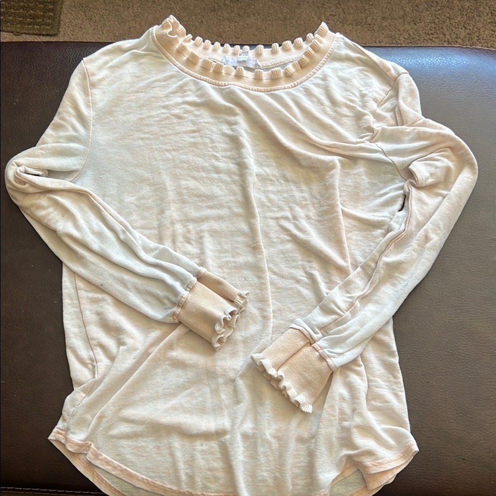 Women’s Peach Colored Blouse, Size S